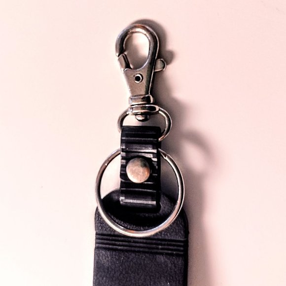 Vintage Snap-on Key Chain ~ Heavy Duty Ring/Swivel Hook ~ Angled Rubber ~ RARE! - Picture 4 of 6